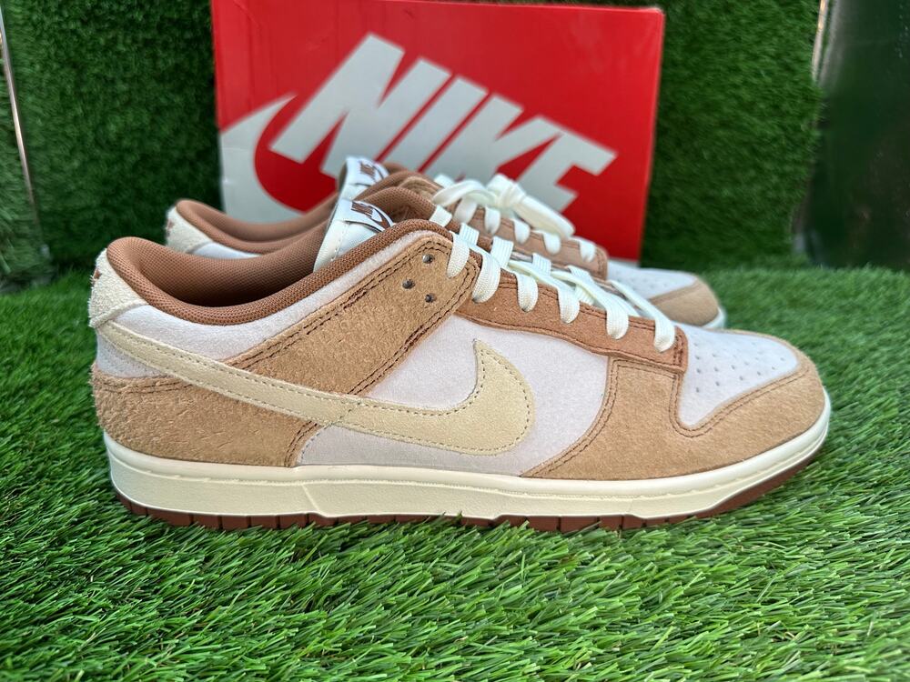 Nike Dunk Low Retro Premium DD1390-100 Athletic Sneaker Men's 11 Brown Suede